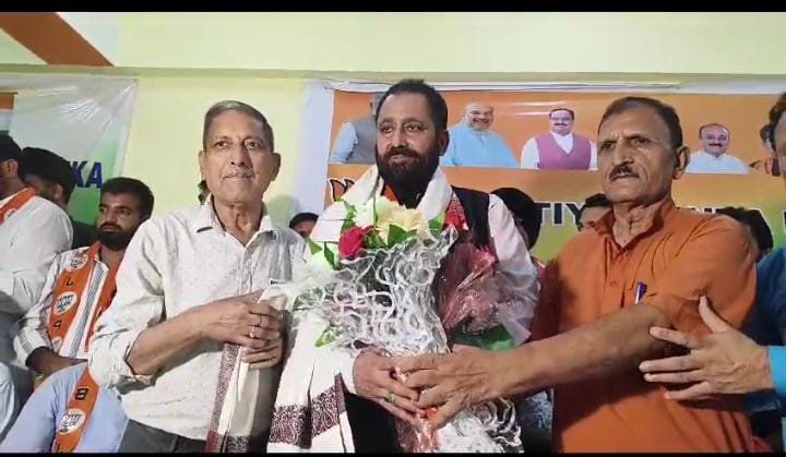 Choudhary Ghani Declared BJP Candidate for Poonch Haveli: Enthusiastic Welcome and Support Demonstrated