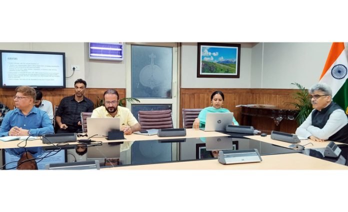 Chief Secretary Reviews Progress of Dal and Nigeen Lakes Development Projects