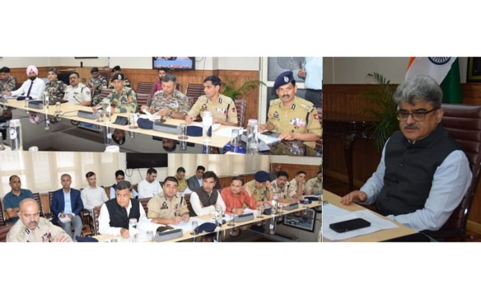 Chief Secretary Atal Dulloo Reviews Security Arrangements for Upcoming Assembly Elections