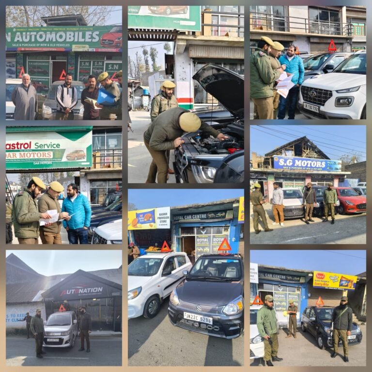 Awantipora Police examining vehicle transaction records