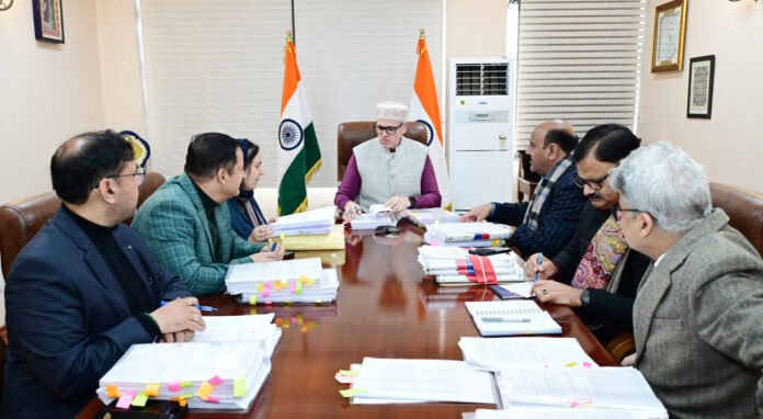 Omar Abdullah Chairs Cabinet Meet Ahead of J&K Budget Session Beginning February 2