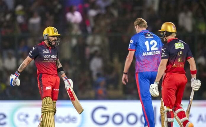 RCB Demolish Delhi Capitals in One-Sided IPL Clash