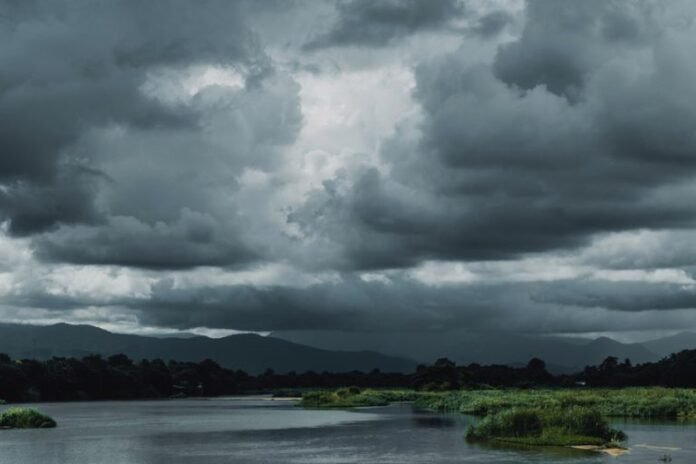 Monsoon clouds over North Bengal