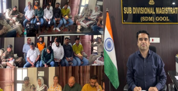 Disaster Management Meeting Gool Ramban
